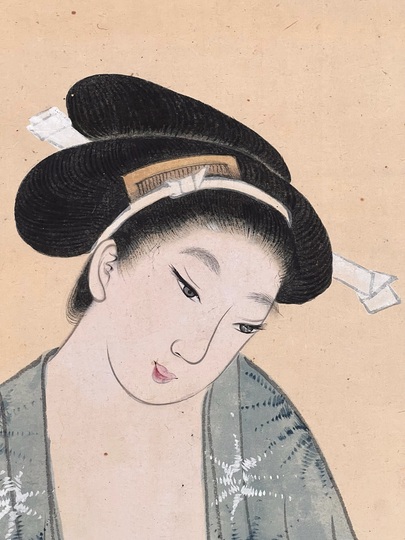 日高鉄翁 崖蘭図｜古美術・掛け軸の販売・買取・鑑定-松本松栄堂