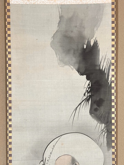 柴田是真 川越之布袋図｜古美術・掛け軸の販売・買取・鑑定-松本松栄堂