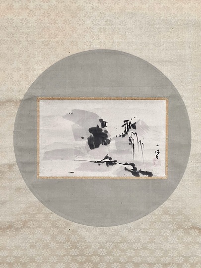 久隅守景 山水 双幅｜古美術・掛け軸の販売・買取・鑑定-松本松栄堂