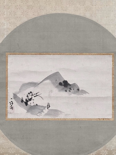 久隅守景 山水 双幅｜古美術・掛け軸の販売・買取・鑑定-松本松栄堂