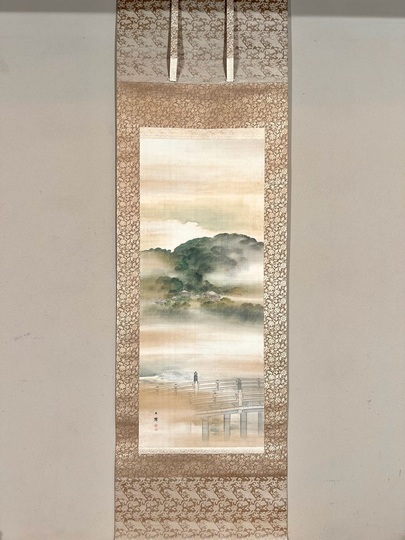 塩川文麟 暁色清水寺｜古美術・掛け軸の販売・買取・鑑定-松本松栄堂