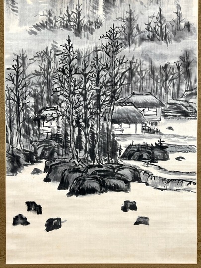 富岡鉄斎 層巒深林図｜古美術・掛け軸の販売・買取・鑑定-松本松栄堂
