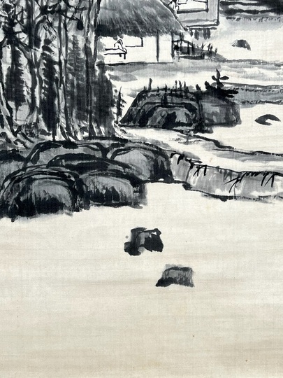 作者不詳 紙本双幅 淡彩水墨画【蓬莱 富士松原 】茶掛軸 タトウ箱 Yahoo!オークション -「:中島」(山水、風月) (日本画)の落札相場