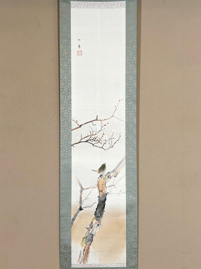 堂本印象 春鶯｜古美術・掛け軸の販売・買取・鑑定-松本松栄堂