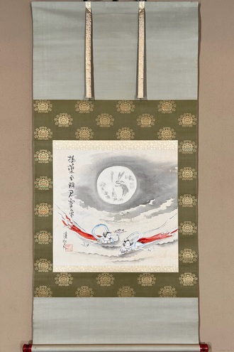 冨田渓仙 月宮殿図