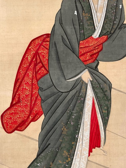 山口素絢 妓女之図｜古美術・掛け軸の販売・買取・鑑定-松本松栄堂