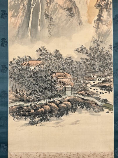 富岡鉄斎 萬竿竹屋図｜古美術・掛け軸の販売・買取・鑑定-松本松栄堂