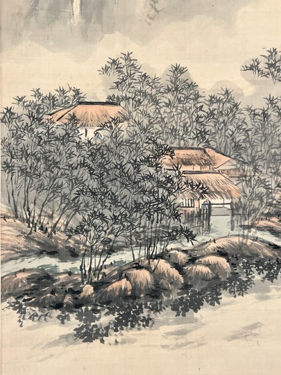 富岡鉄斎 萬竿竹屋図｜古美術・掛け軸の販売・買取・鑑定-松本松栄堂