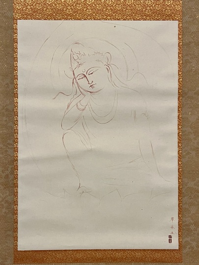 村上華岳 観音図｜古美術・掛け軸の販売・買取・鑑定-松本松栄堂