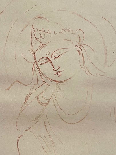 村上華岳 観音図｜古美術・掛け軸の販売・買取・鑑定-松本松栄堂