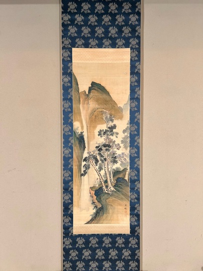 北山寒巌 李白観瀑図｜古美術・掛け軸の販売・買取・鑑定-松本松栄堂