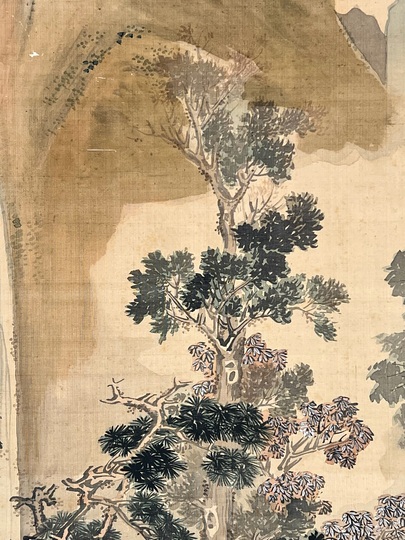 北山寒巌(馬孟煕) 菊の図 紙本掛軸 文晁交遊 131010_531430728808415742291_9
