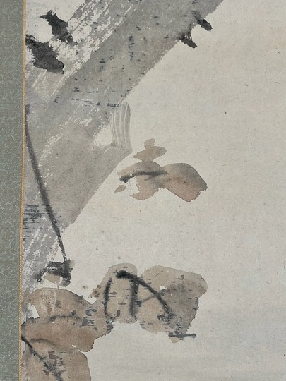 河鍋暁斎 枯木烏之図｜古美術・掛け軸の販売・買取・鑑定-松本松栄堂