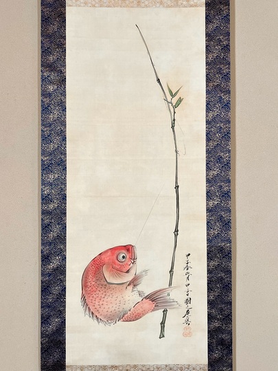 柴田是真（江戸 ～ 明治）対幅　絹本　肉筆　掛軸 柴田是真（江戸 ～ 明治）対幅 絹本 肉筆 掛軸|サムライオークション