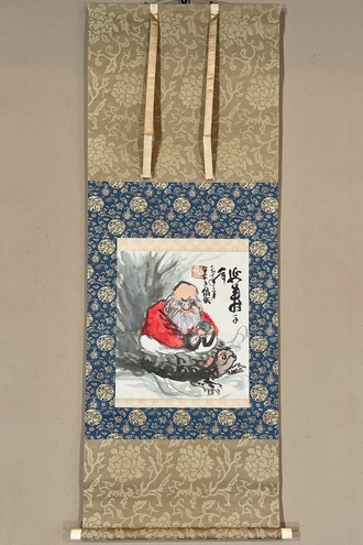 富岡鉄斎 寿老人図