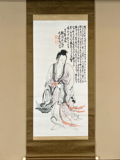 富岡鉄斎、盆踊図、画集、新品額付 富岡鉄斎 瓢鮎図｜古美術・掛け軸の販売・買取・鑑定-松本松栄堂