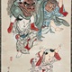 河鍋暁斎 獅子舞図 6