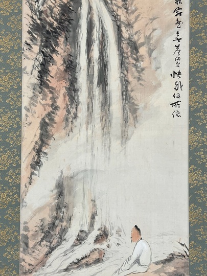 橋本関雪 松韻泉聲図｜古美術・掛け軸の販売・買取・鑑定-松本松栄堂