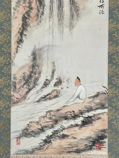 橋本関雪 松韻泉聲図｜古美術・掛け軸の販売・買取・鑑定-松本松栄堂