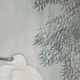橋本関雪 雨中柳鷺図 8