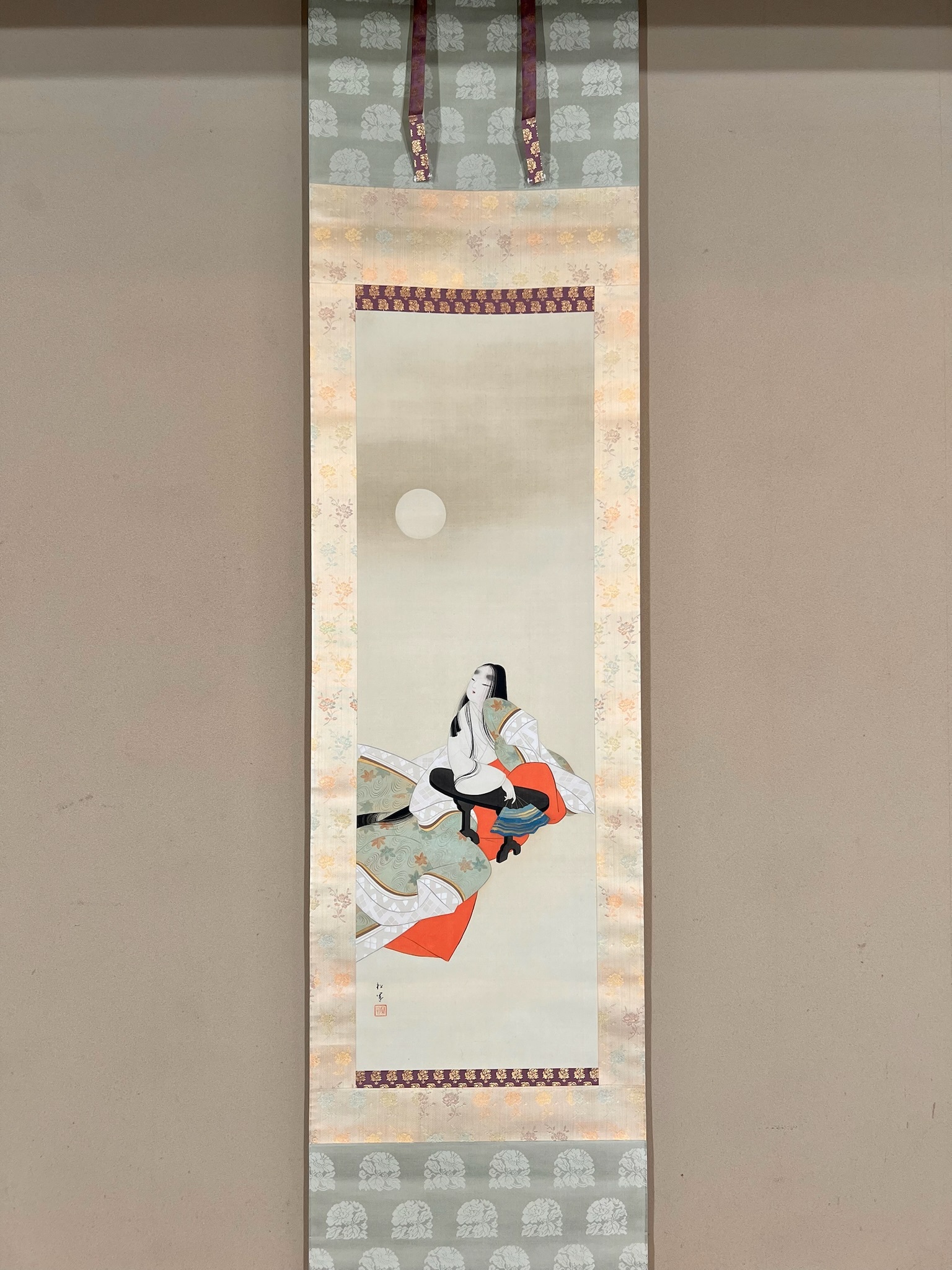 木村杏園狸の図掛け軸 木村杏園狸の図掛け軸 木村杏園狸の図掛け軸