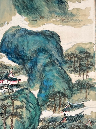 橋本関雪 蓬莱仙境図｜古美術・掛け軸の販売・買取・鑑定-松本松栄堂