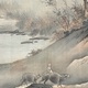 橋本雅邦 渓邨帰牧図 10