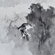 竹内栖鳳 水墨山水 8