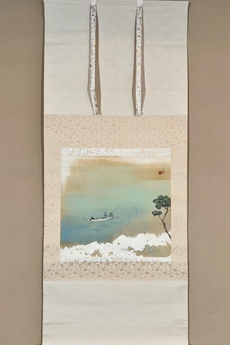 竹内栖鳳 海辺風光