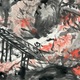 富岡鉄斎 秋景山水図 16