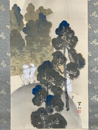 今村紫紅 駿雨｜古美術・掛け軸の販売・買取・鑑定-松本松栄堂