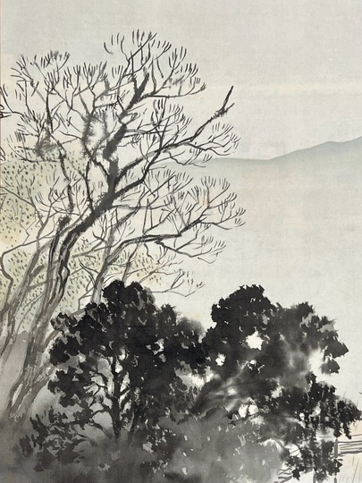 川合玉堂 早春｜古美術・掛け軸の販売・買取・鑑定-松本松栄堂