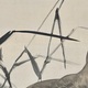 渡辺省亭 芦雁 8