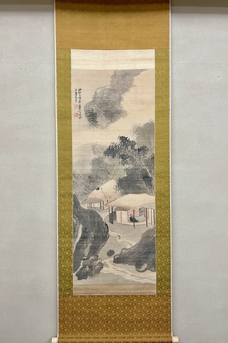 与謝蕪村 夏景山水図