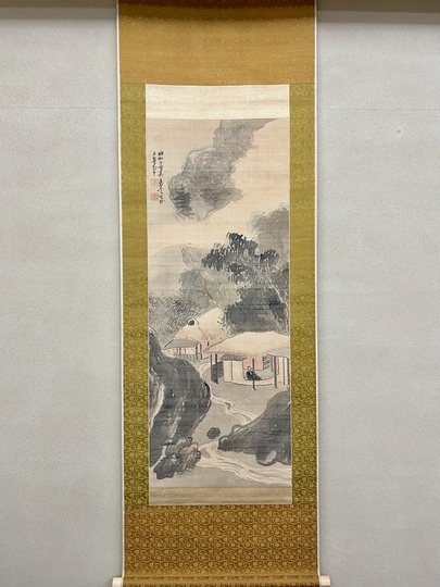 与謝蕪村 夏景山水図｜古美術・掛け軸の販売・買取・鑑定-松本松栄堂