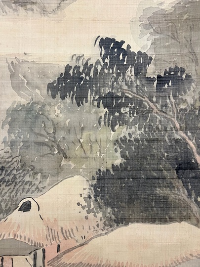 与謝蕪村 夏景山水図｜古美術・掛け軸の販売・買取・鑑定-松本松栄堂