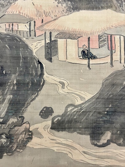 与謝蕪村 夏景山水図｜古美術・掛け軸の販売・買取・鑑定-松本松栄堂