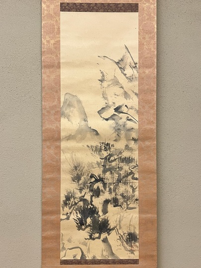 襖絵　松岳 葛飾北斎『冨嶽三十六景 相州梅沢左』 – Kenji Takenaka WoodBlock