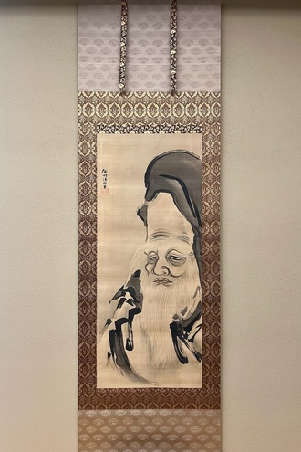 狩野伊川院栄信 寿老人図