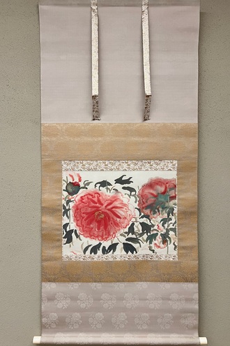 村上華岳 牡丹図