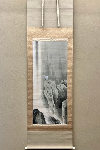 横山大観 巌上の雄姿