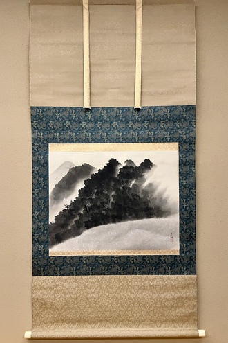 横山大観 山四趣　秋風