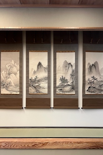 川合玉堂 四季山水図