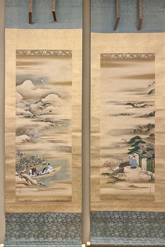 狩野養川院惟信 源氏物語図