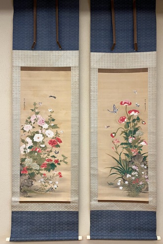 狩野伊川院栄信 草虫図