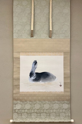 川端龍子 兎