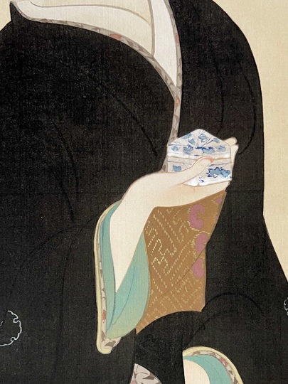鏑木清方 水仙｜古美術・掛け軸の販売・買取・鑑定-松本松栄堂