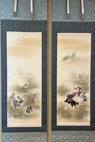 森安石象 義家知伏兵図